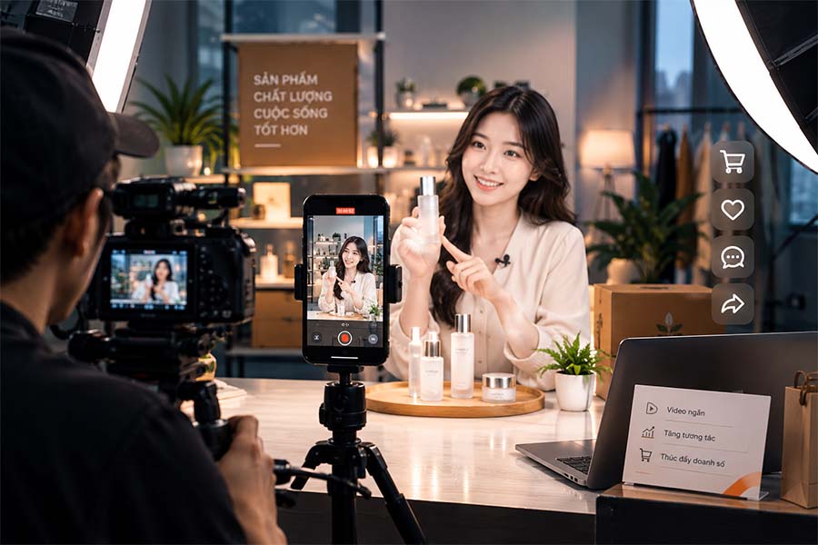 Quay dựng video ngắn bán hàng