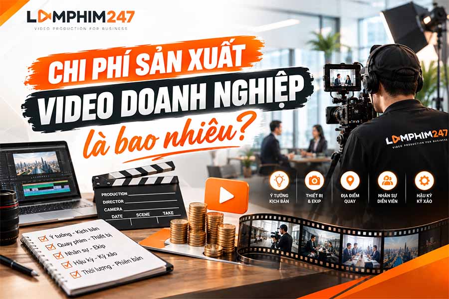 Chi phí sản xuất video doanh nghiệp phụ thuộc vào những yếu tố nào?