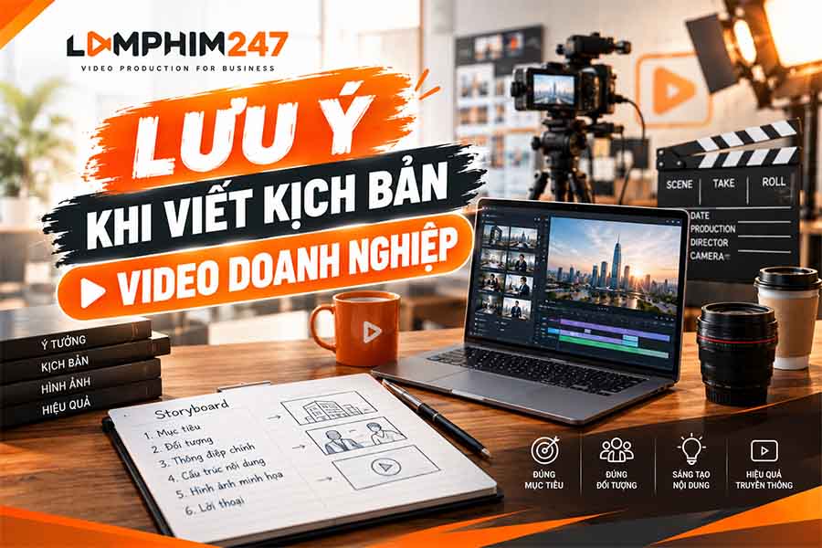 7 lưu ý khi viết kịch bản video giới thiệu doanh nghiệp